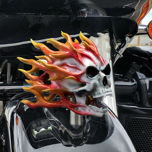Motorcykel Demon Ornament Skelett