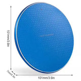 10W Mobile Phone Wireless Charger Charging Non-slip Silicone Pad for Smart Watch Earphones Mobile Phone Wireless Charger H-best